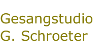 Gesangstudio  G. Schroeter